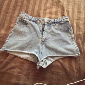 Classic Blue Denim Women's Shorts